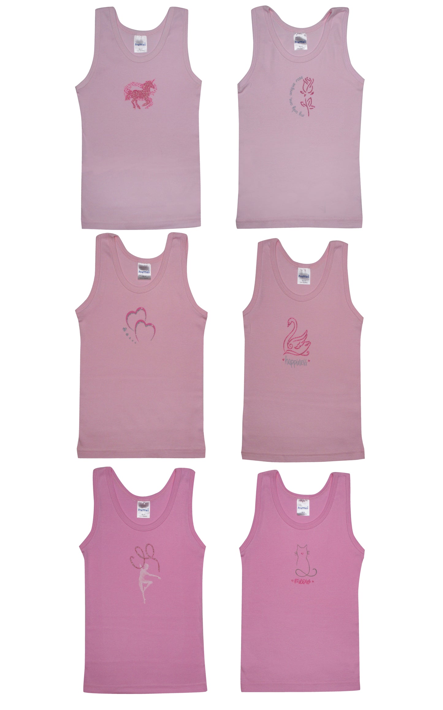 Παιδικό Βαμβακερό 100% φανελάκι αμάνικο #48571