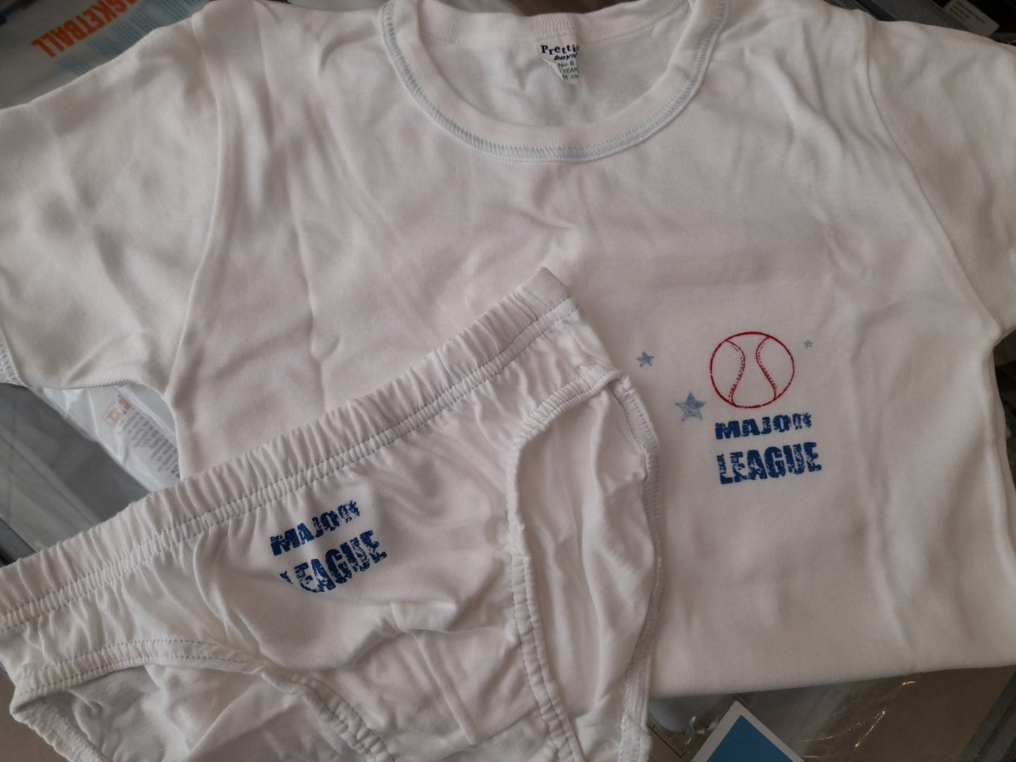 Σετ Παιδικό φανελάκι & σλιπ 100% βαμβάκι #48682