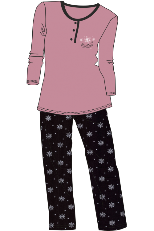 Γυναικεία φόρμα ύπνου με πατιλέτα #503