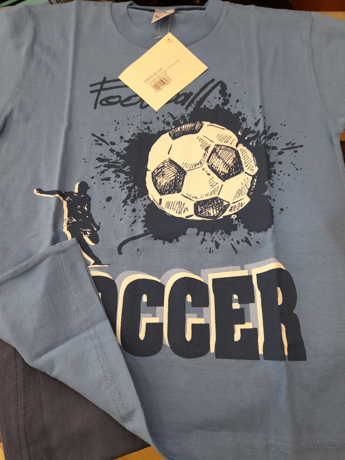 Σετ βαμβακερό αγόρι soccer ποδόσφαιρο τυπωμα #63015