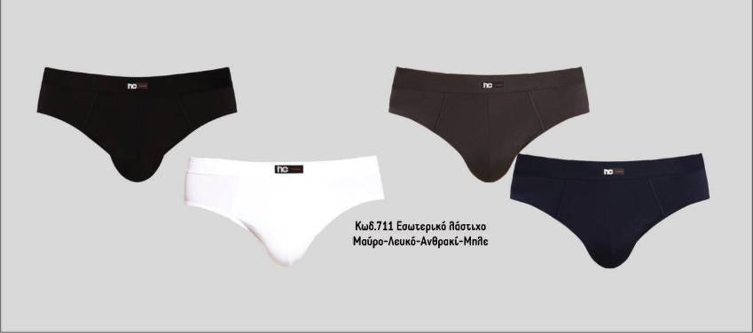 Μοντέρνο Ανδρικό ελαστικό Σλιπ μονόχρωμο nina club slip #711