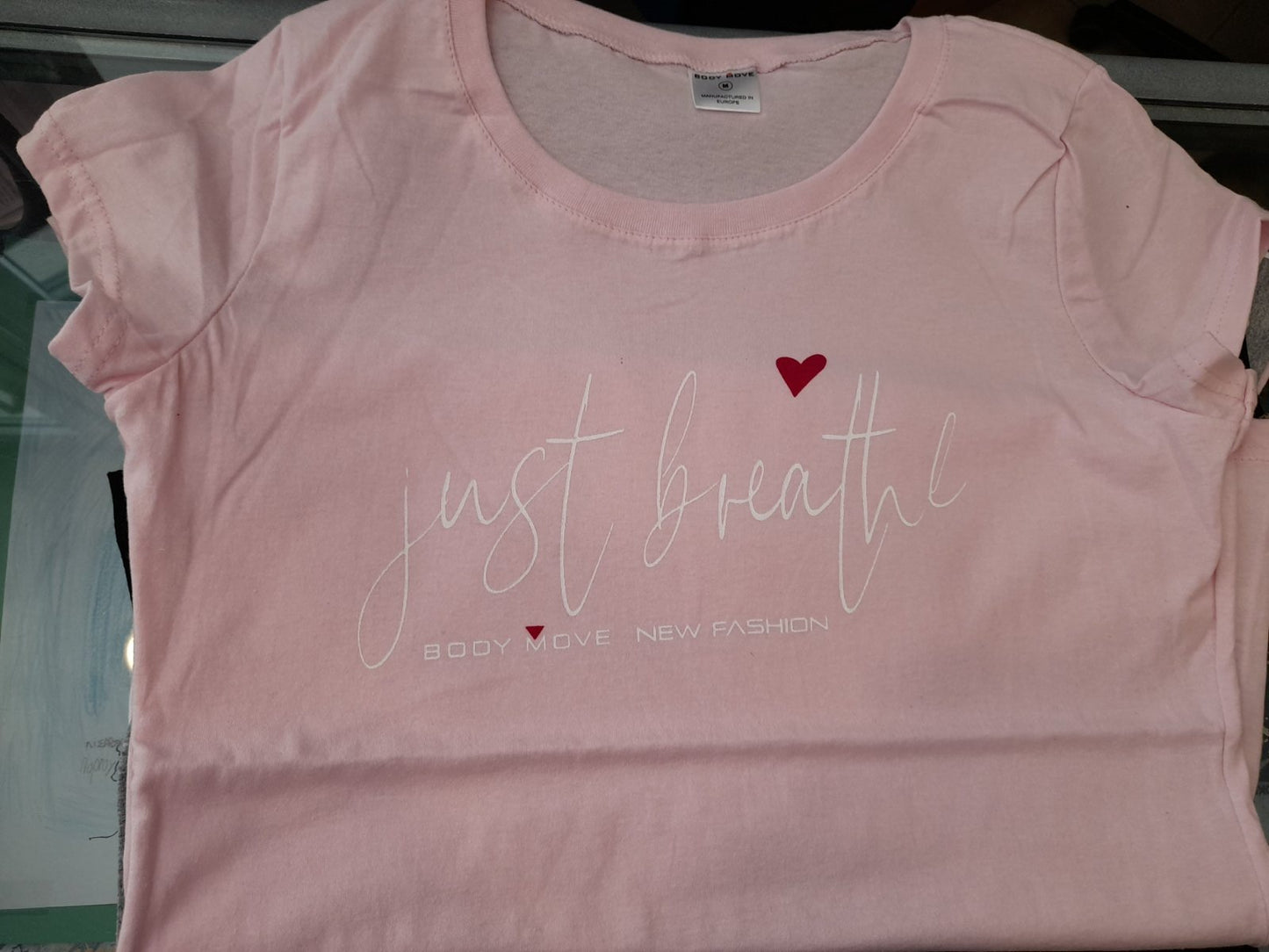 Μπλούζα γυναικεία βαμβακερή με κοντό μανίκι #768