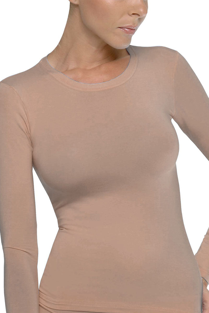 Μπλούζα micromodal γυναικεία μακρύ μανίκι #0664