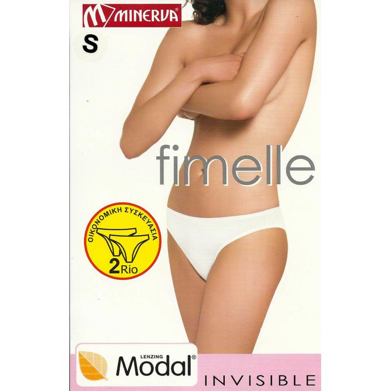 2-pack Fimelle Rio Slip invisible ελαστικό μοντάλ #81321