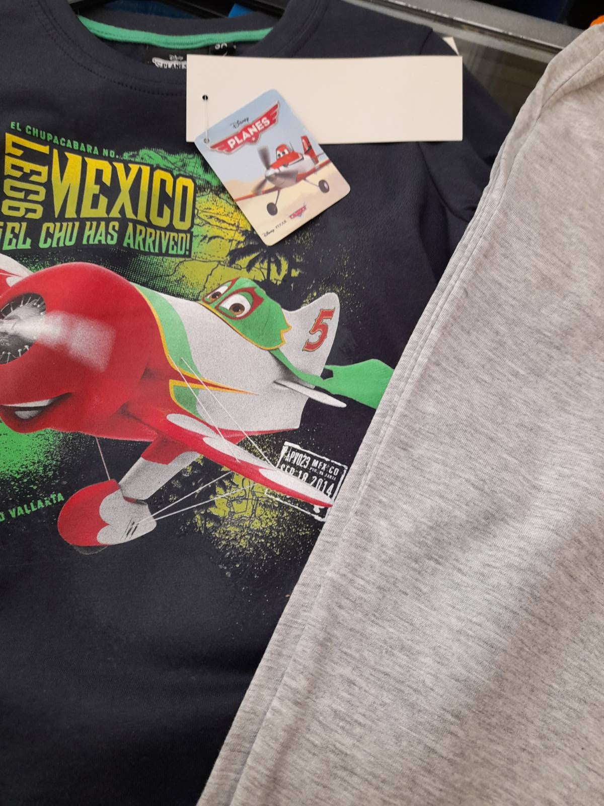 Πιτζαμάκι παιδικό βαμβακερό με μακρύ μανίκι #2205 planes