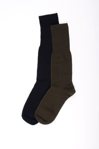 Σετ 5 ζεύγη στρατιωτικές κάλτσες πετσετέ μακρύ καλάμι #201