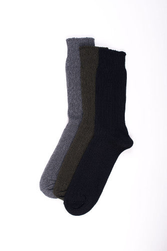 6-pack Ανδρική βαμβακερή κάλτσα με διπλό λάστιχο επάνω. #37010