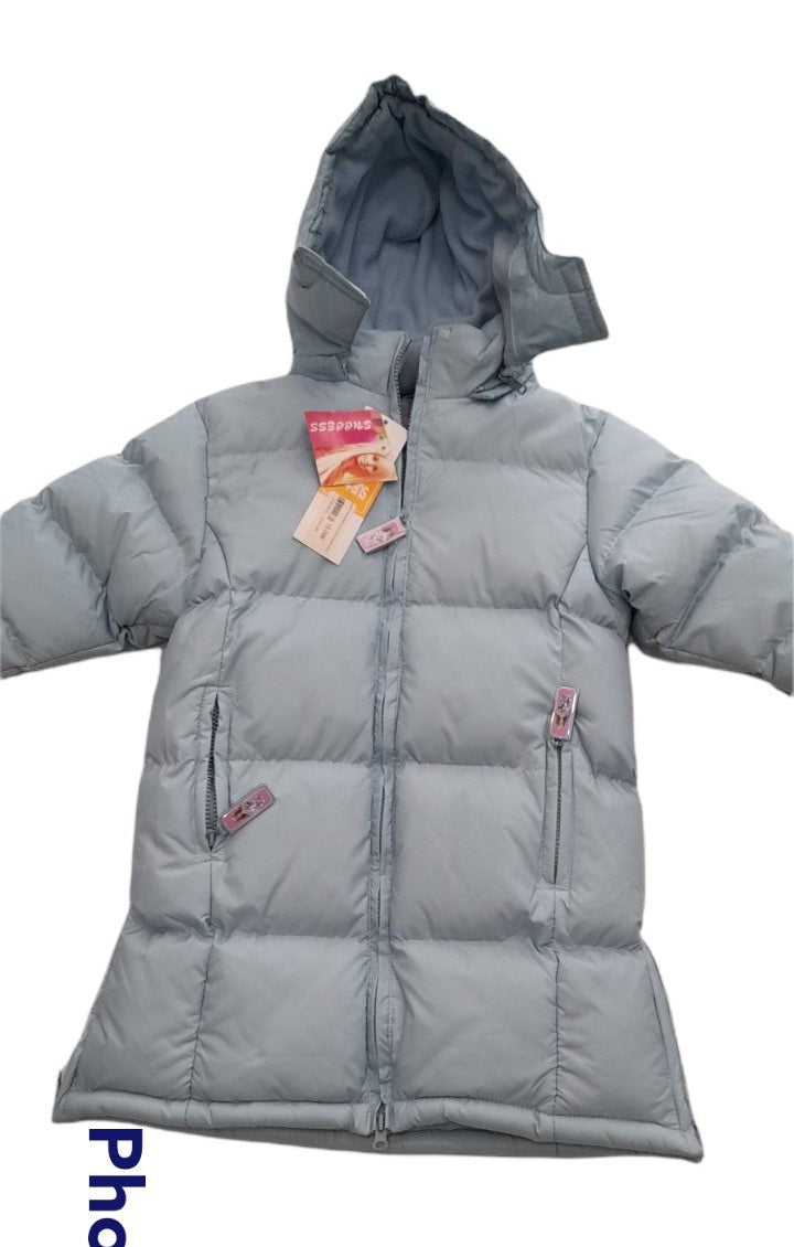 Μπουφάν μακρύ για κορίτσι με εσωτερική επένδυση #128