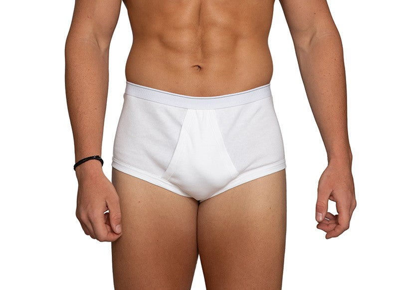 Κλασικό ανδρικό σλιπ 100% βαμβάκι με εξωτερικό λάστιχο #110