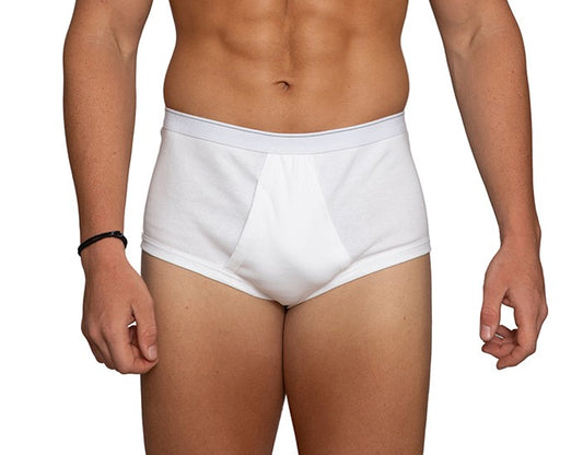 Κλασικό ανδρικό 100% βαμβακερό σλιπ με εξωτερικό λάστιχο #311