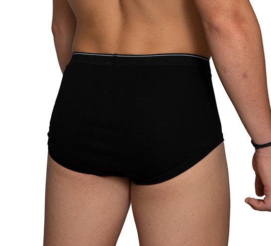 Κλασικό ανδρικό 100% βαμβακερό σλιπ με εξωτερικό λάστιχο #311