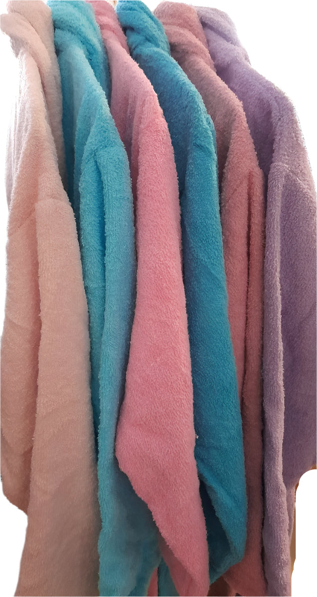 Μπουρνούζι unisex βαμβακερό 100% και ελληνικό, με γιακά #52042