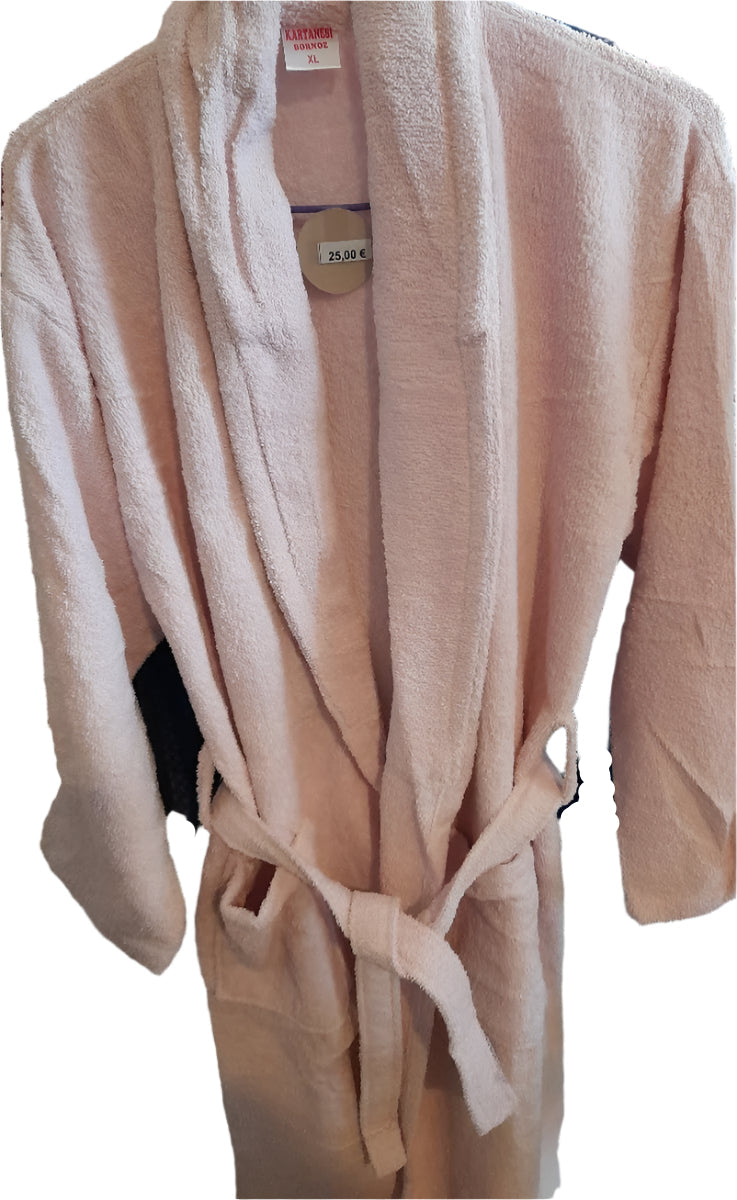 Μπουρνούζι unisex βαμβακερό 100% και ελληνικό, με γιακά #52042