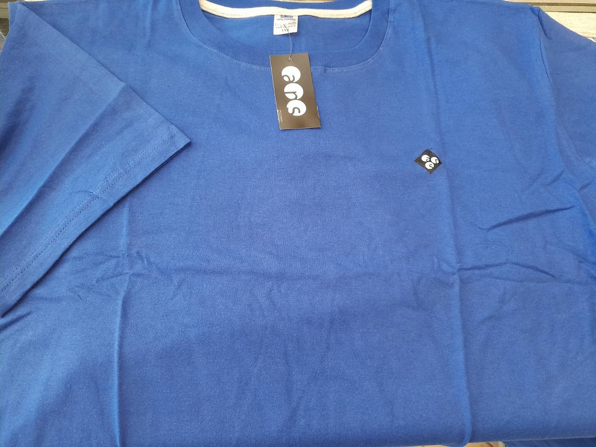 Μπλούζα με κοντό μανίκι μονόχρωμη 100% cotton #0174