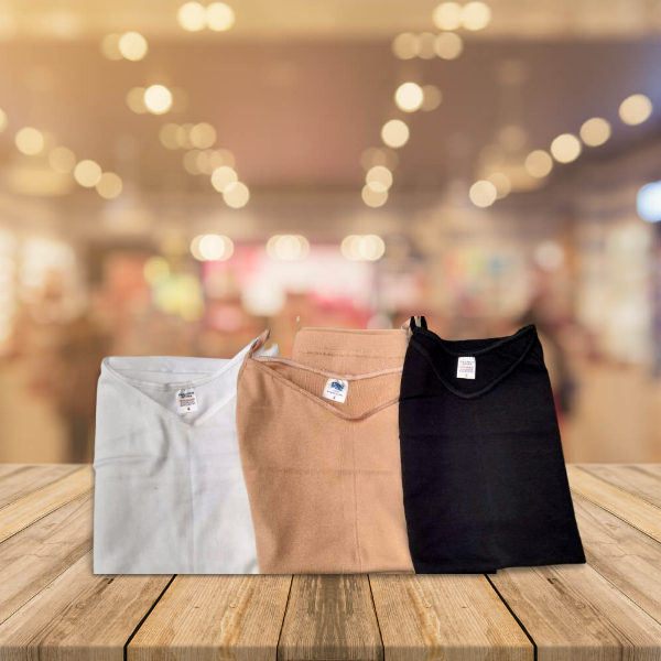 3-pack Σετ 3 φανελάκια με μπριτέλα βαμβακερό 100% #563