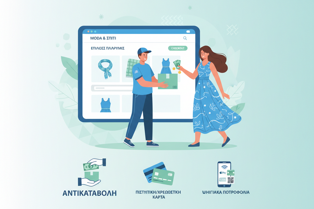 Εναλλακτικοί τρόποι πληρωμής της παραγγελίας μου.