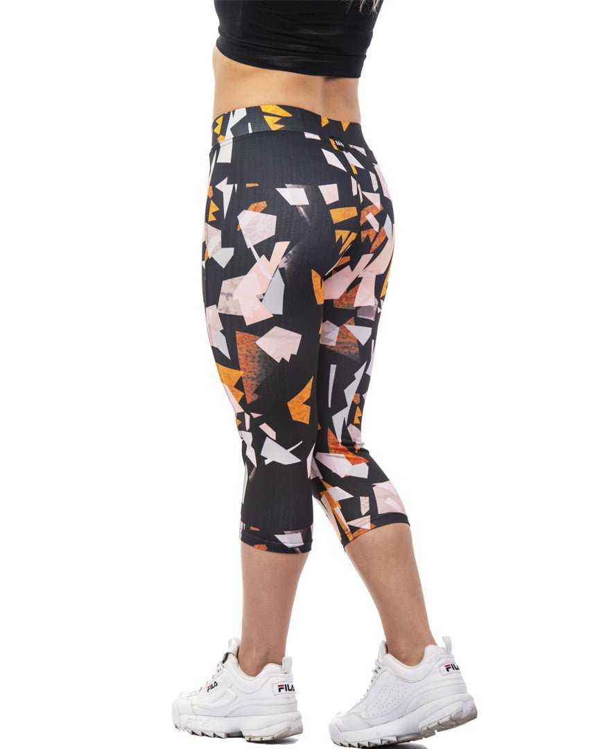 Γυναικείο Dry fit Collant σε μήκος 3/4 ελαστικό με σχέδιο #1075