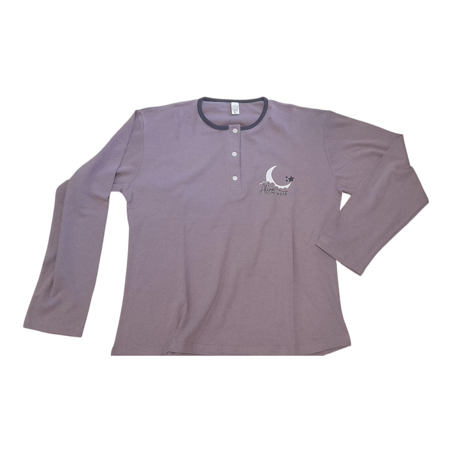 Γυναικεία 100% βαμβακερή πιτζάμα με πατιλέτα #1110