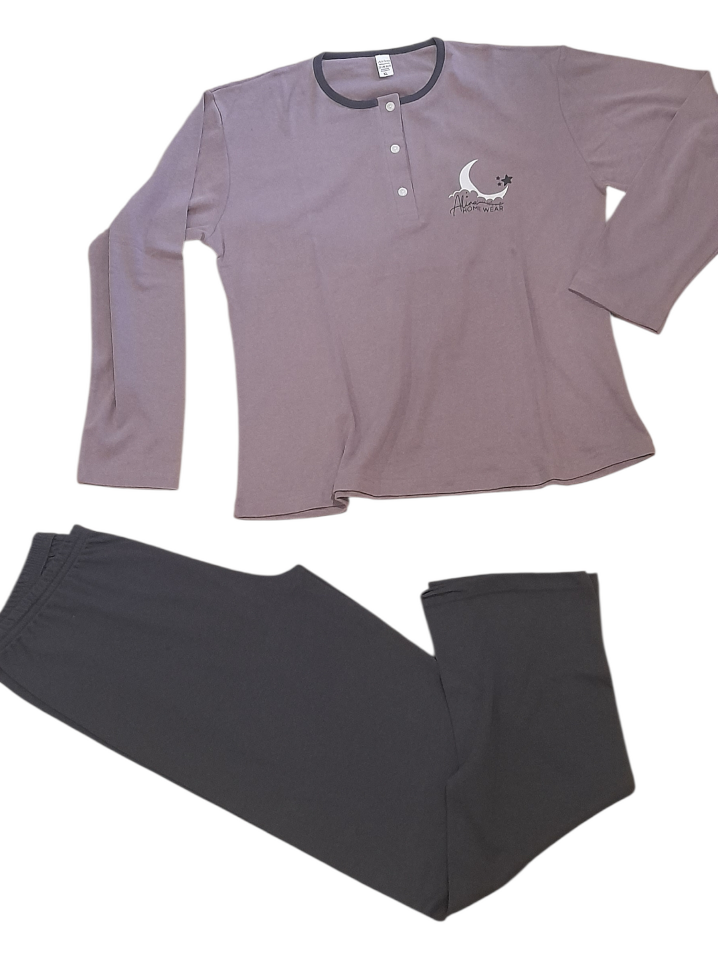 Γυναικεία 100% βαμβακερή πιτζάμα με πατιλέτα #1110