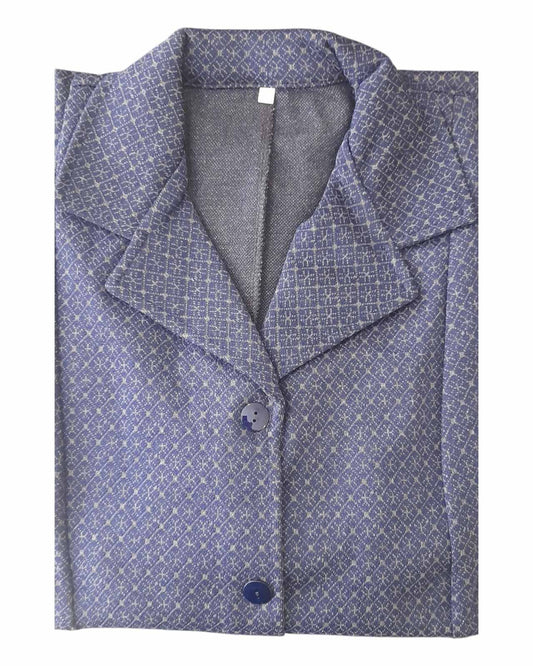 Κλασικό φόρεμα ακρυλικό με σχέδιο για μεγαλύτερες κυρίες #10310