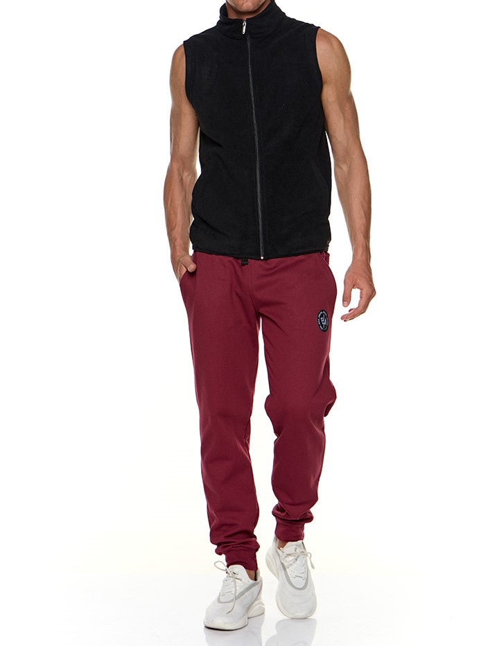 Αμάνικο γιλέκο unisex fleece με φερμουάρ και γιακά #1364