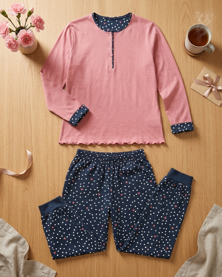 Women's Plus Size Cotton Pajamas #2295