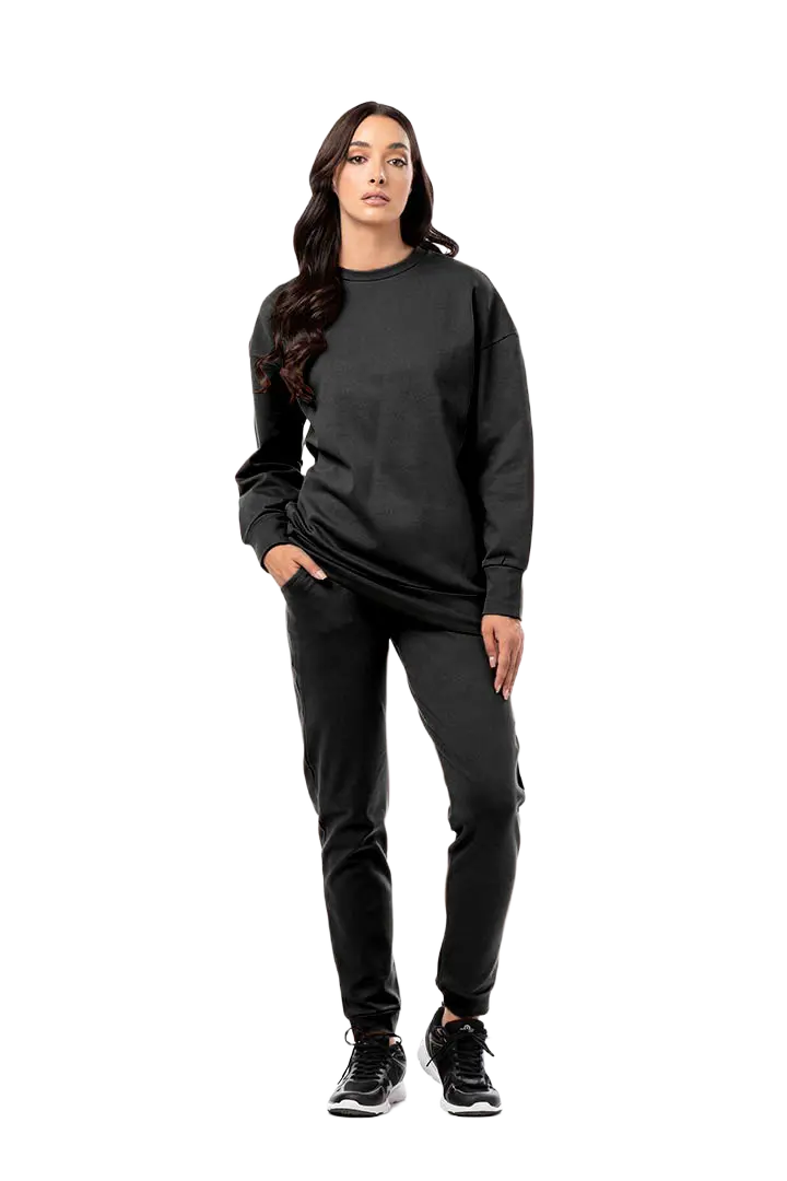 Μπλούζα γυναικεία ριπ χνούδι λαιμόκοψη #1417