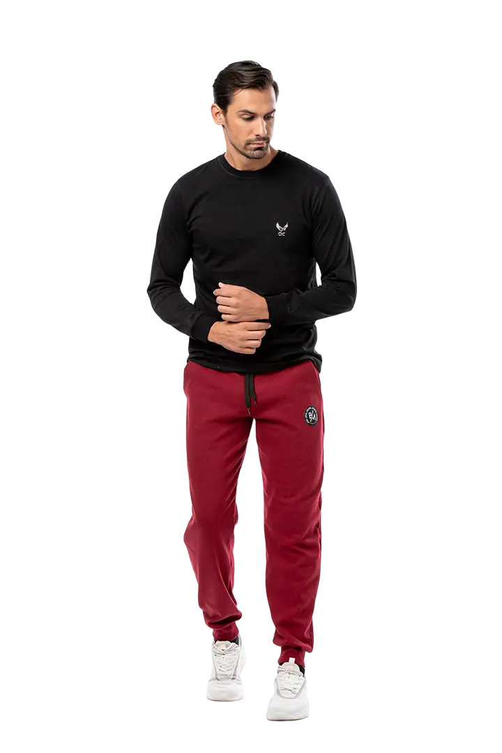 Κλασικό μπλουζάκι με μακρύ μανίκι από 100% βαμβάκι #1422