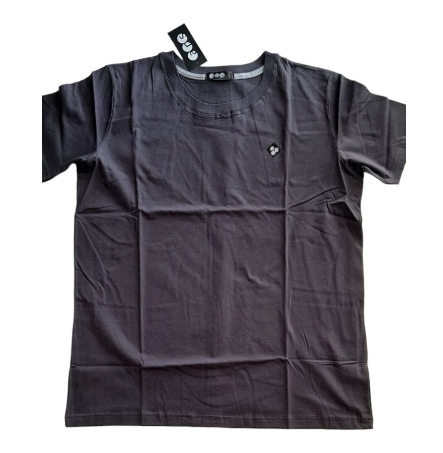 Μπλούζα με κοντό μανίκι μονόχρωμη 100% cotton #0174
