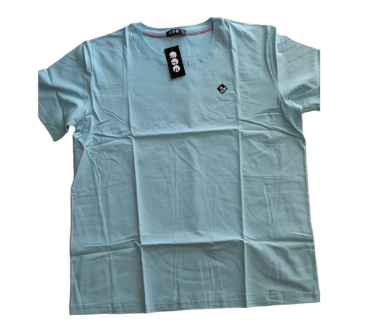 Μπλούζα με κοντό μανίκι μονόχρωμη 100% cotton #0174