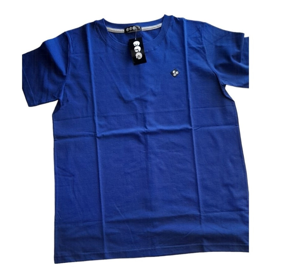 Μπλούζα με κοντό μανίκι μονόχρωμη 100% cotton #0174