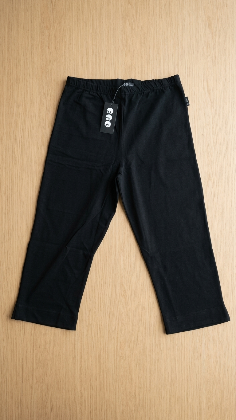 Capri classic high waist leggings with a slight side opening #180 