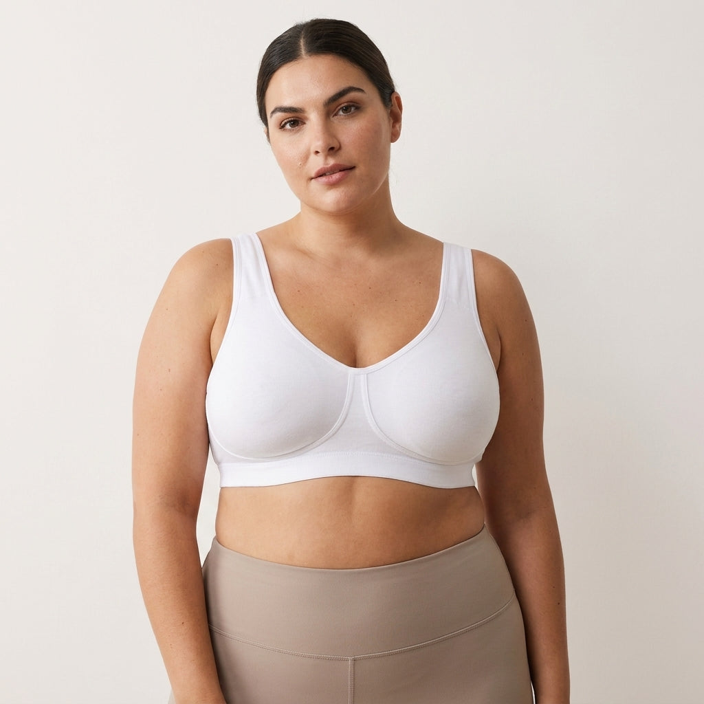 Elastic bra with reinforcement large sizes #30490