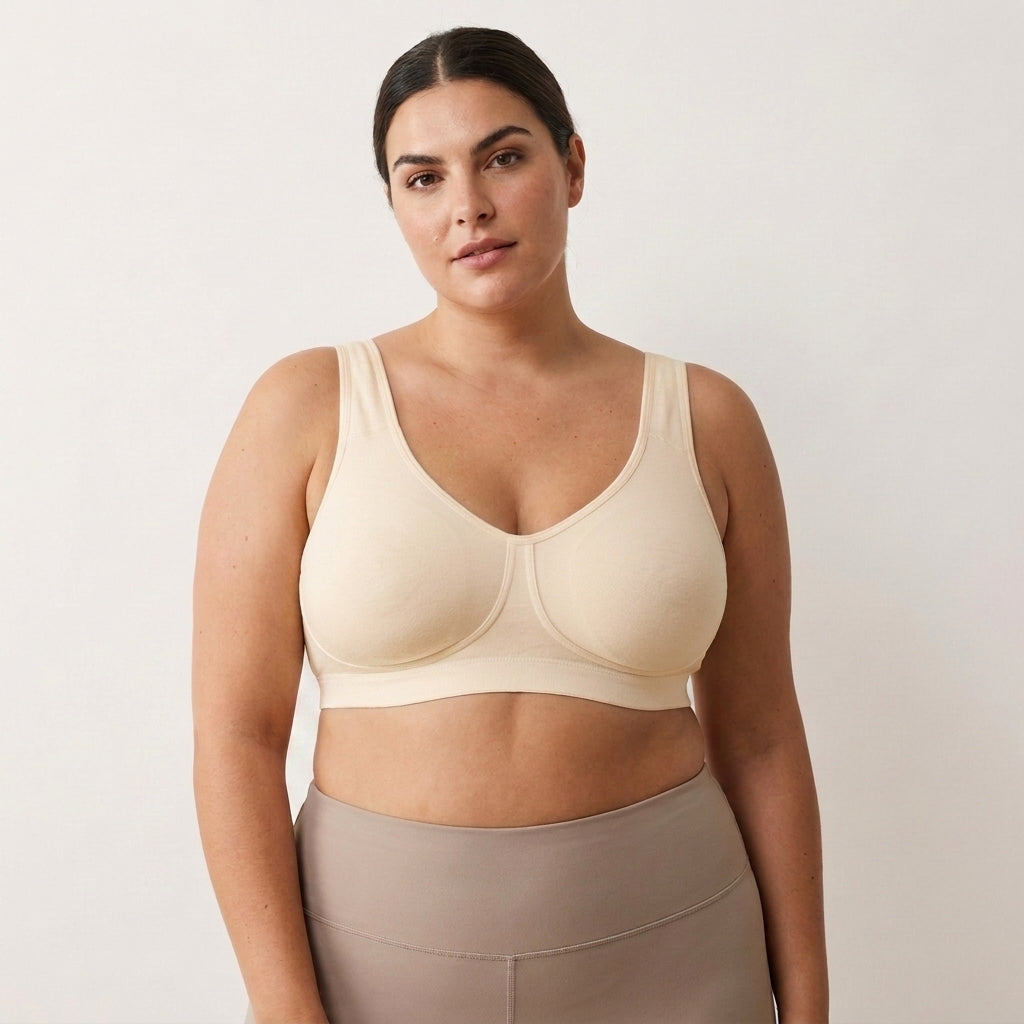 Elastic bra with reinforcement large sizes #30490