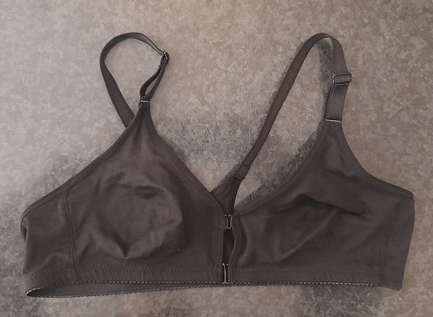 Αθλητικό βαμβακερό σουτιέν με εμπρόσθιο κούμπωμα #1024