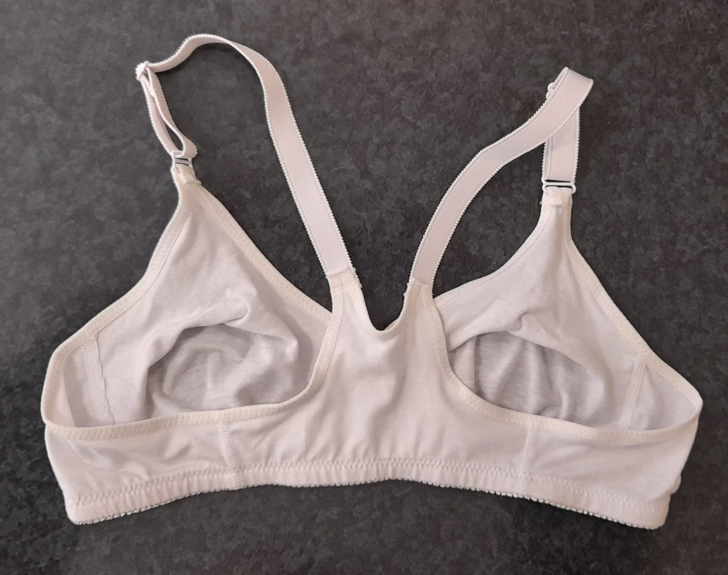 Αθλητικό βαμβακερό σουτιέν με εμπρόσθιο κούμπωμα #1024