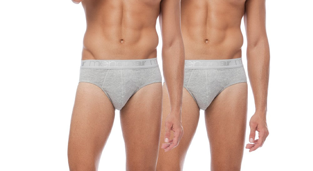 ΣΕΤ Δύο μαζί ανδρικό σλιπ Men slip mini brief mengear basic 2 PC BLACK #20521