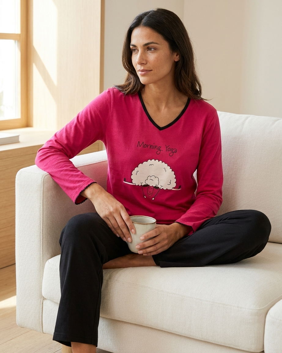 Women's Plus Size Cotton Pajamas #2292