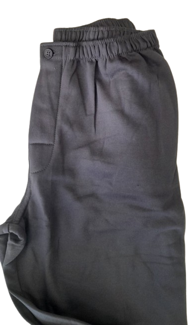 Ανδρική πιτζάμα με ενισχυμένο βαμβακερό φούτερ με μανσέτες και κουμπί στο παντελόνι #26-2