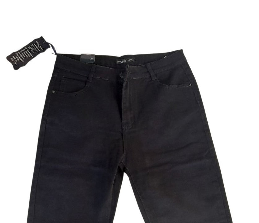 Γυναικείο τζην (jeans) παντελόνι ελαστικό Baggy line Blue black. #2637