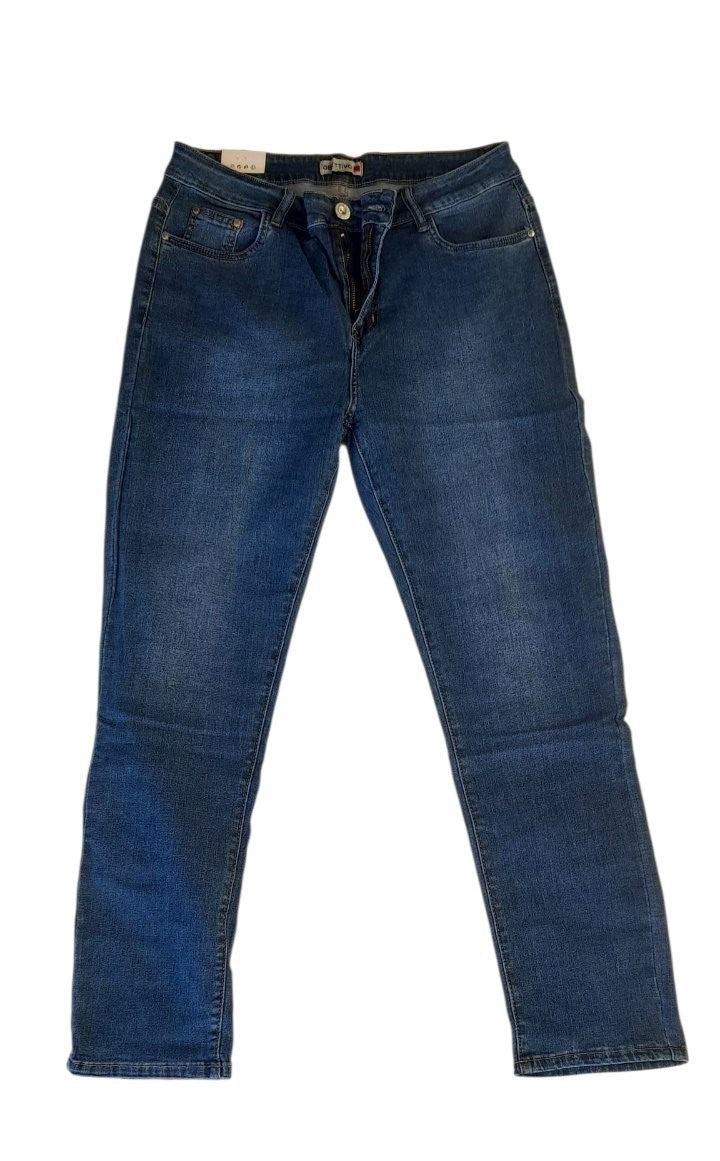 Γυναικείο τζην (jeans) παντελόνι ελαστικό slim line. #2652