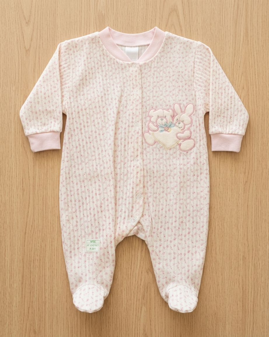 Unisex baby bodysuit in interlock knit #0294