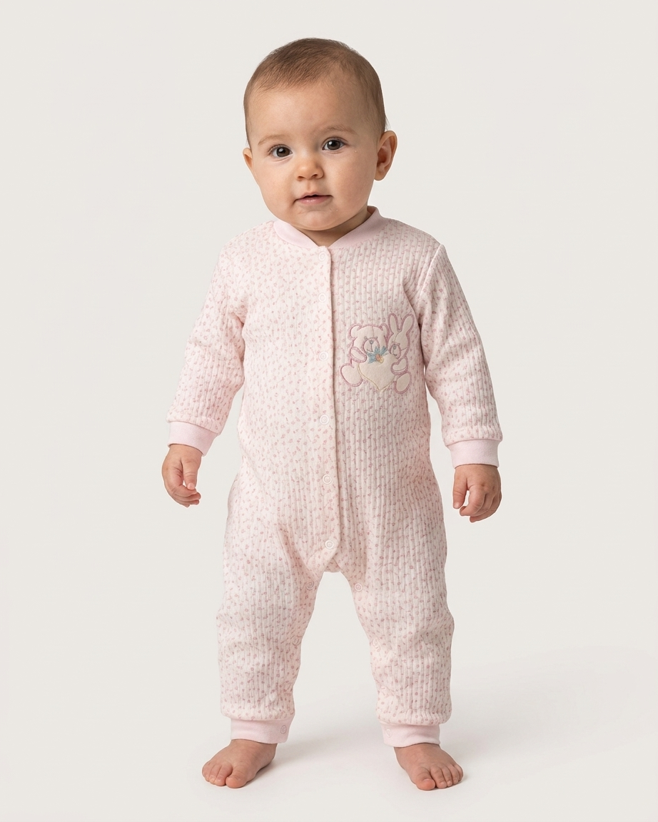 Unisex baby bodysuit in interlock knit #0294
