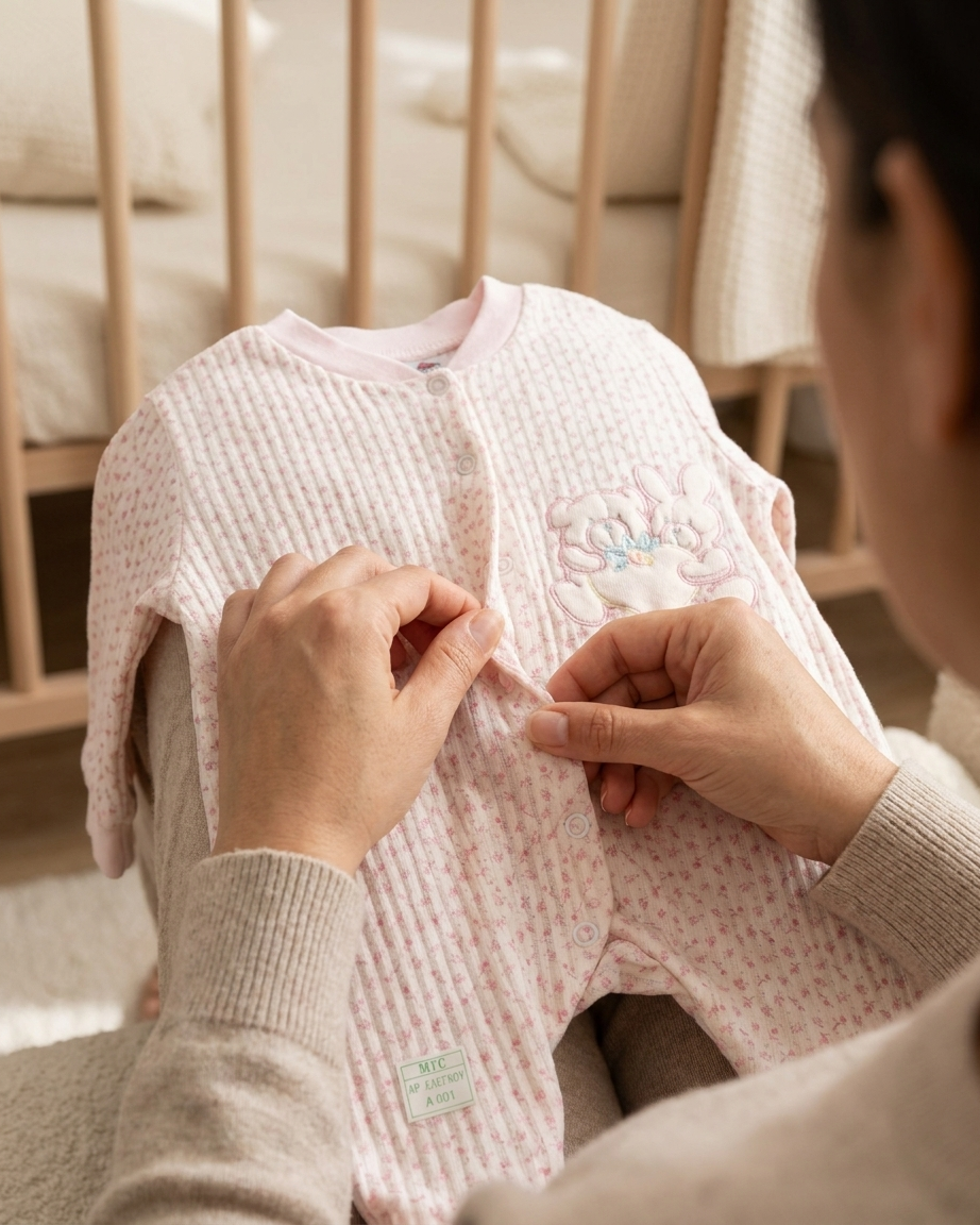 Unisex baby bodysuit in interlock knit #0294