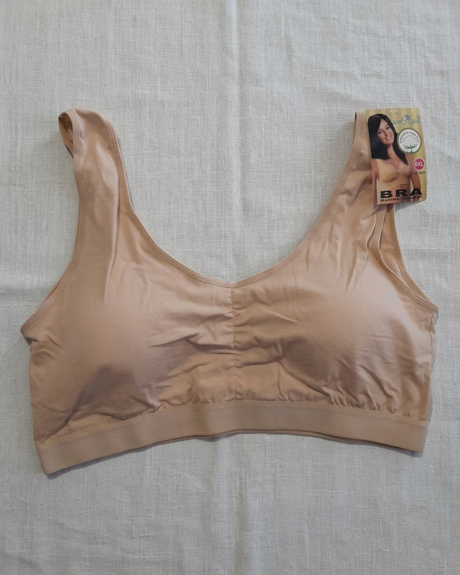 Elastic bra with reinforcement large sizes #30490