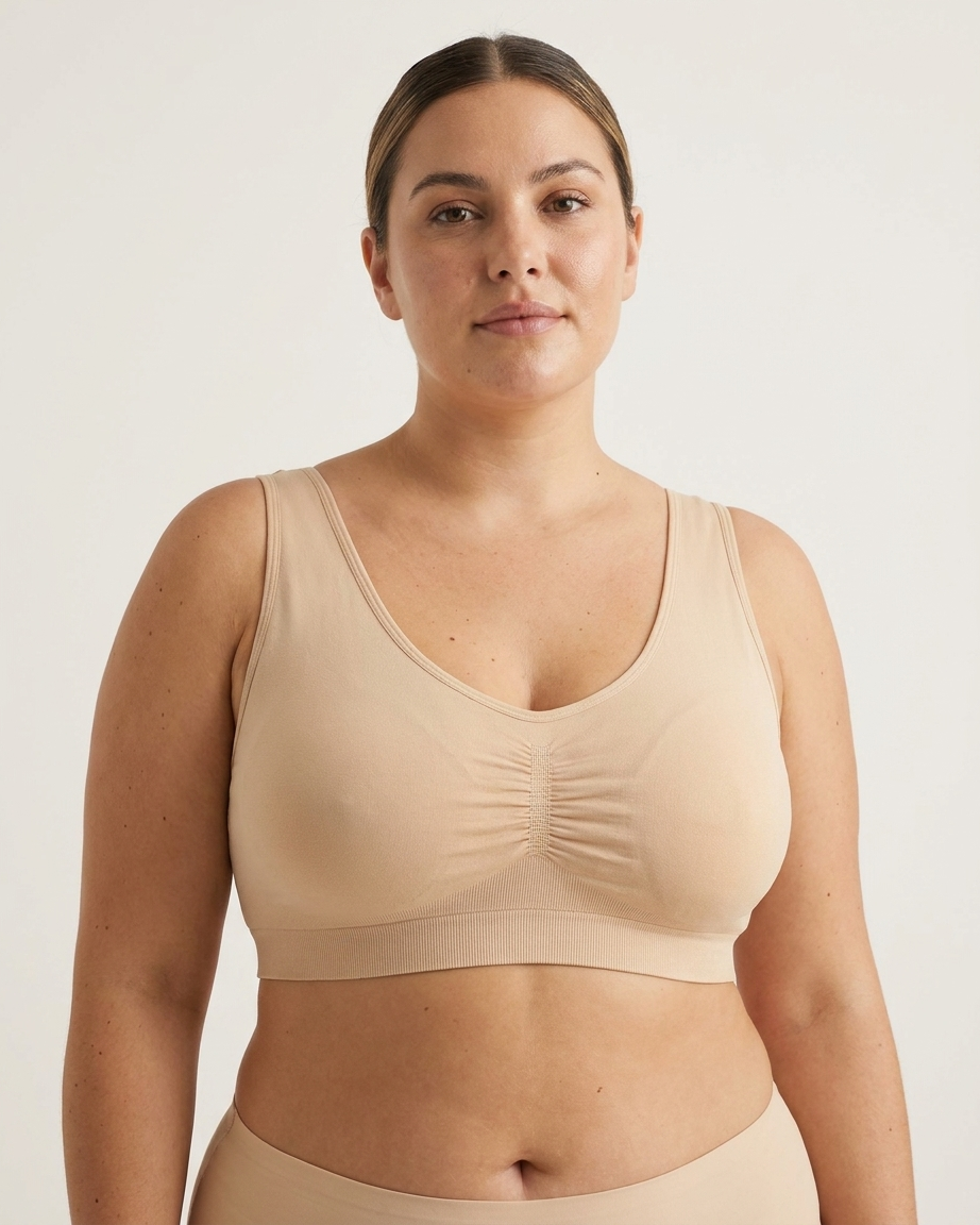 Elastic bra with reinforcement large sizes #30490