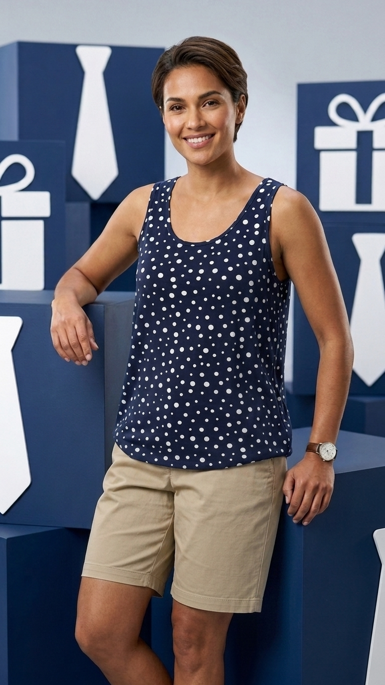 Classic Women's Solid Color Sleeveless Top #0312