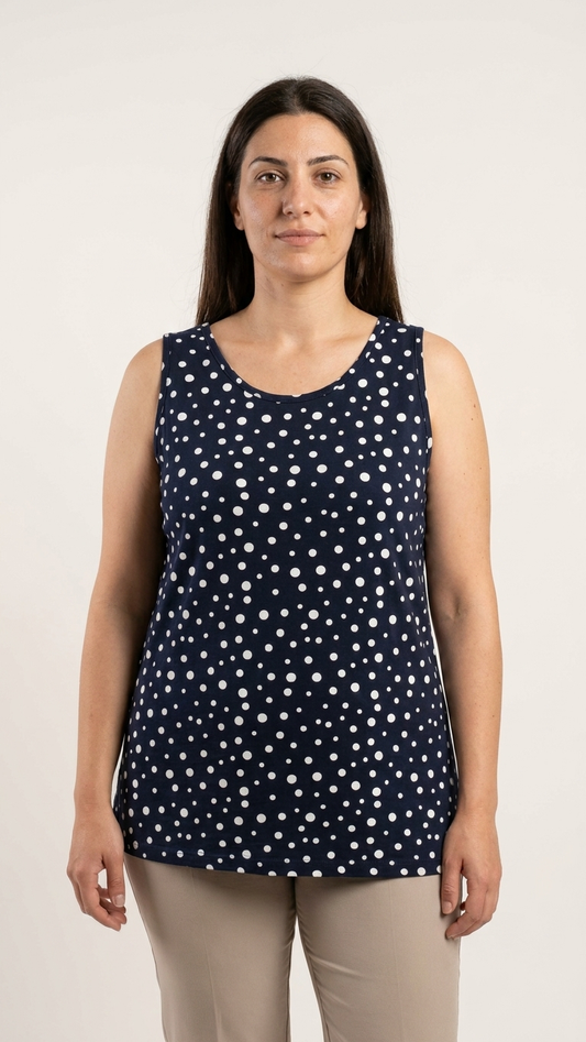 Classic Women's Solid Color Sleeveless Top #0312