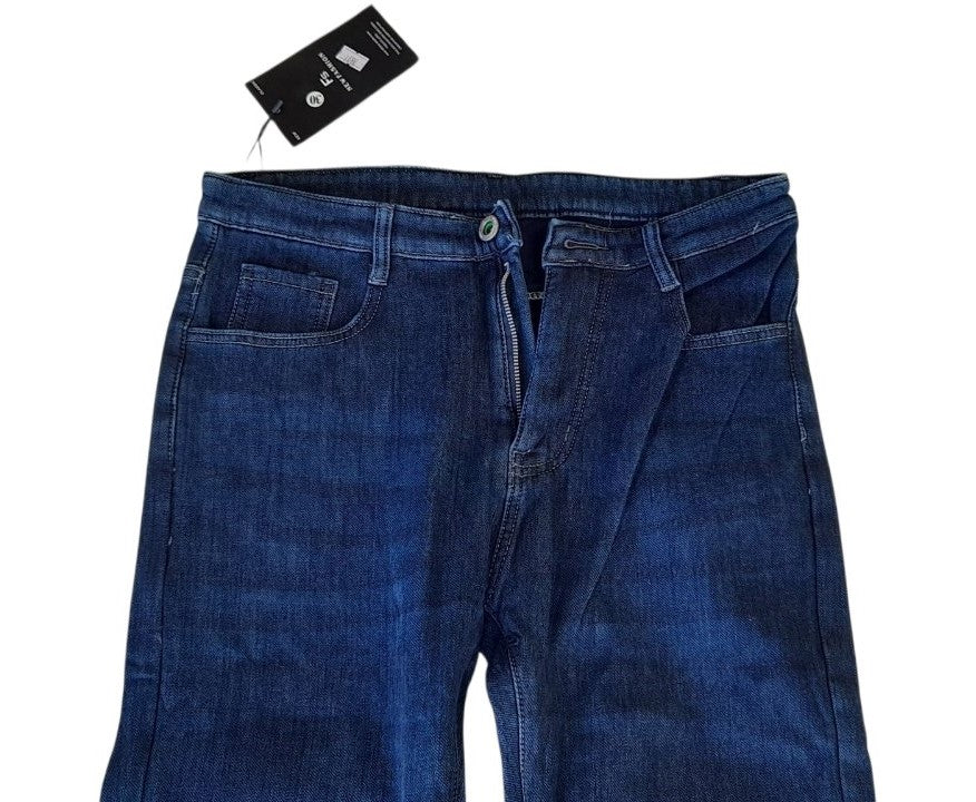 Γυναικείο τζην (jeans) παντελόνι χειμερινό εσωτερικά με φλυς slim line. #3138