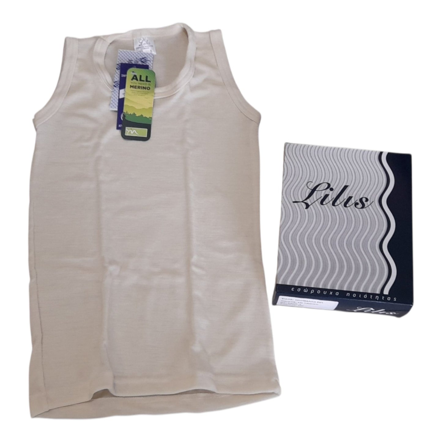 Ολόμαλλη παιδική φανέλα χωρίς μανίκι Unisex #0203